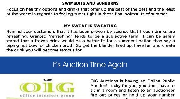 It's Auction Time Again

OIG Auctions is having an Online Public Auction! Lucky for you, you dont have to sit in a room and listen to an auctioneer fire out prices or hold up your number sign every time theres a price change. See all the goodies here. 