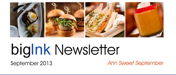 Big Ink PR - September 2013 - Ahh Sweet September