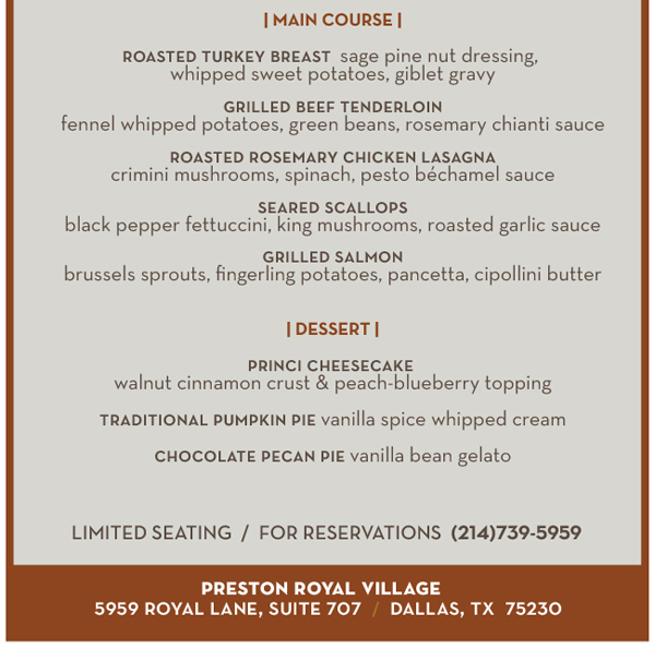 Preston Royal Village
5959 Royal Lane, Suite 707 | Dallas, TX 75230