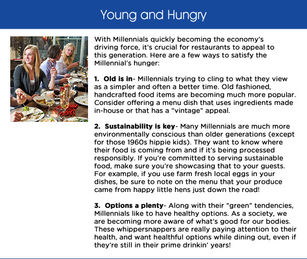 Young and Hungry
							See image for full article
