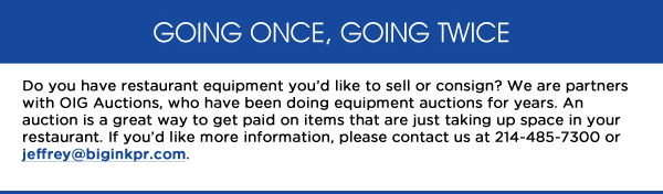 Going Once, Going Twice
							 See image for article