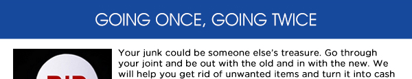Going once, going twice...
							See image for article