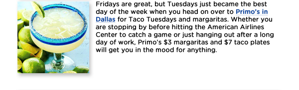 Primo's in Dallas
							 See image for article
