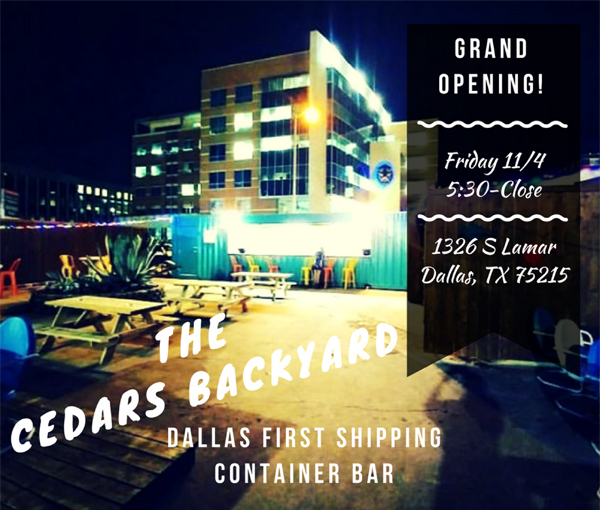 The Cedars Backyard
									 See image for article