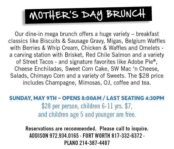 www.bluemesagrill.com/locations - For Reservations or Call-Ahead Seating inquiries please give your Blue Mesa Grill location a call.