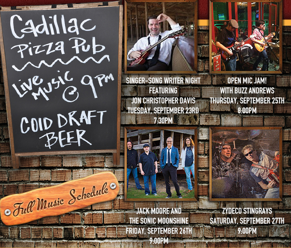 Live Music @ 9pm
							See image or click here for full music schedule
