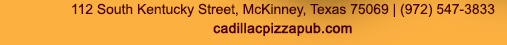 cadillacpizzapub.com