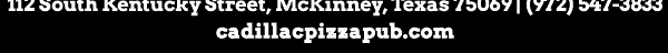 cadillacpizzapub.com