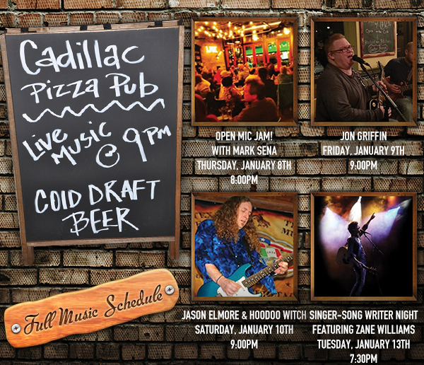 Live Music @ 9pm
							See image or click here for full music schedule