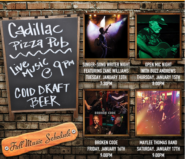 Live Music @ 9pm
							See image or click here for full music schedule