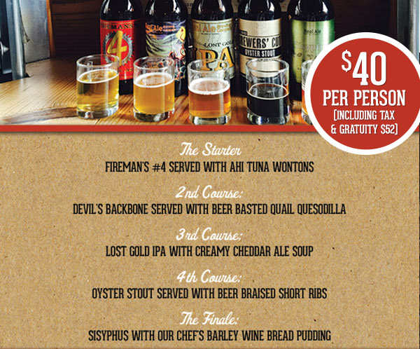 $40 per person plus tax and gratuity