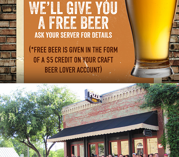 With every $50 in beer purchases,
							 we'll give you a free beer
							 See image for full details