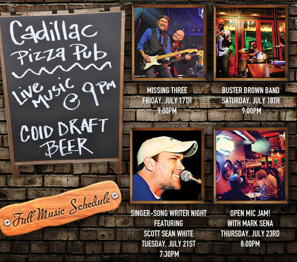 Live Music @ 9pm
							See image or click here for full music schedule