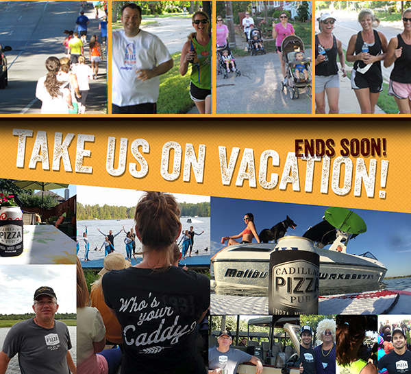 Take us on vacation!
							 See image for full details