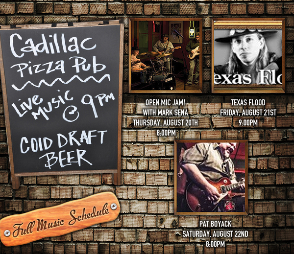 Live Music Schedule
							 See image for full details