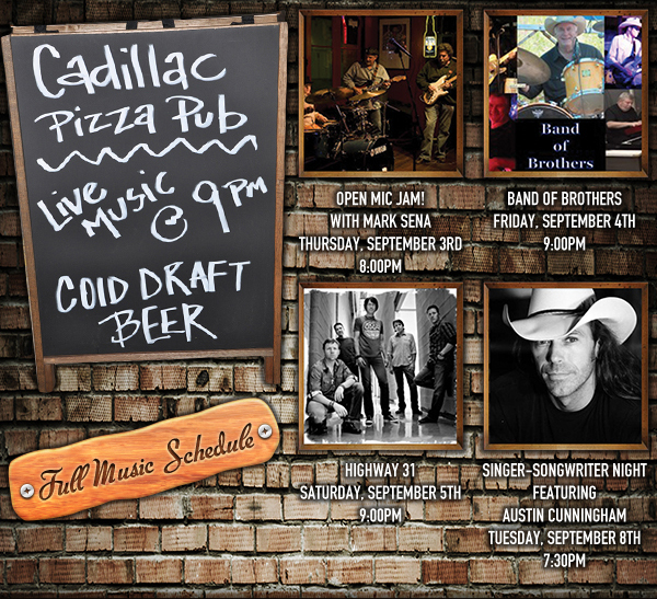 Live Music @ 9pm
							See image or click here for full music schedule