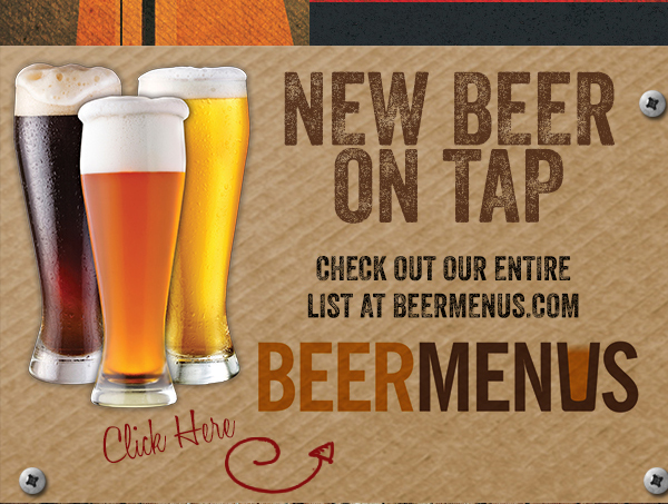 New Beer on Tap
							 See image for details