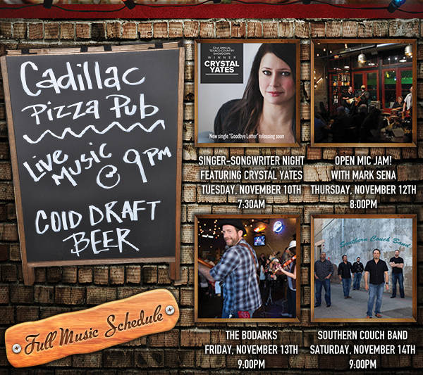 Live Music @ 9pm
							See image or click here for full music schedule