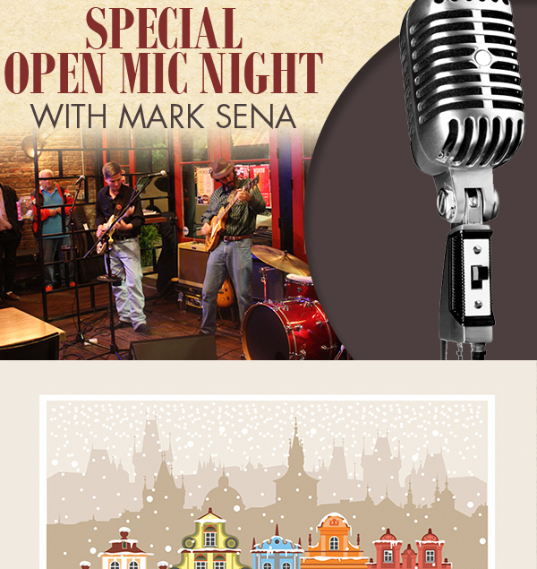 Special Open Mic Night
							 Weds, Nov 25th
							 See image for full details