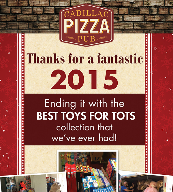 Thanks for a fantastic 2015
							 See image for full details
