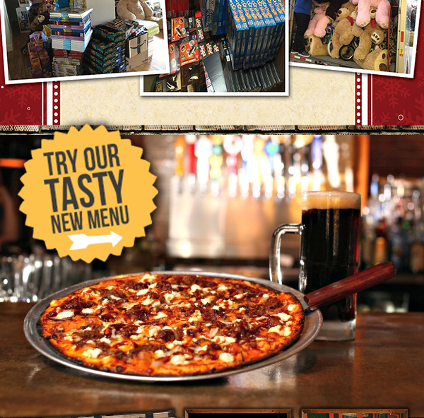 Try our tasty new menu
							 Seee image for full details