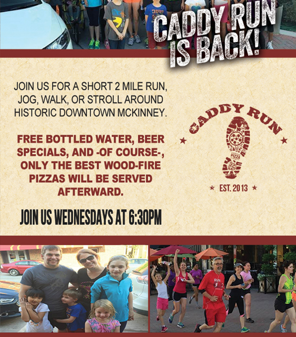 Caddy Run is back!
							 See image for full details