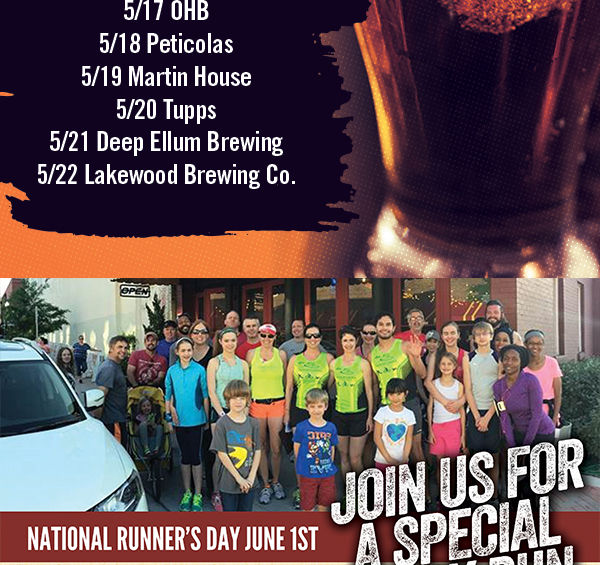 National Runner's Day June 1st
							 See image for full details