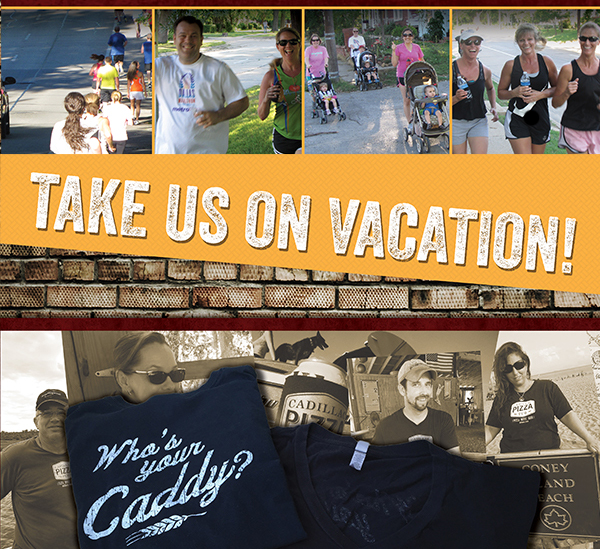 Take us on vacation
							 See image for full details