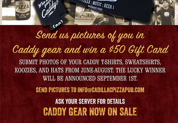 Caddy Gear Now On Sale
							 See image for full details