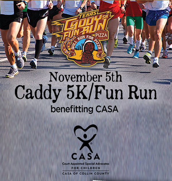 Nov. 5 - Caddy 5k Run
							 See image for full details