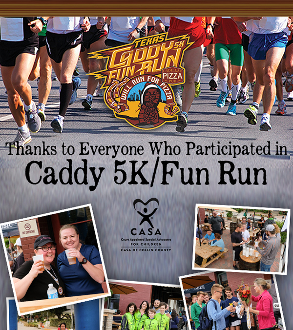 Thanks to everyone
							 who particpated in the Caddy Fun Run
							 See image for full details