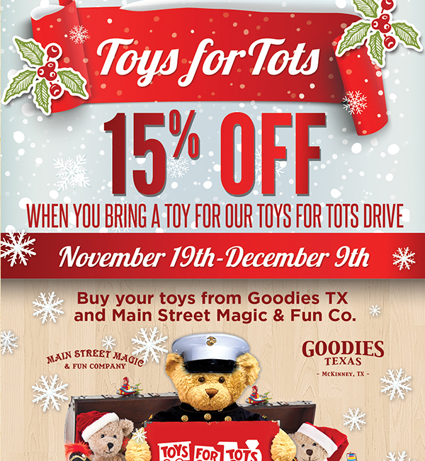 Toys for Tots
							 See image for full details