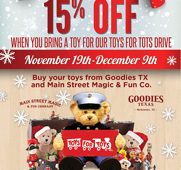 Toys for Tots
							 See image for full details