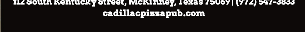 cadillacpizzapub.com
