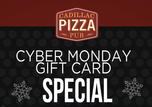 Cyber Monday Gift Card Special
							 See image for details