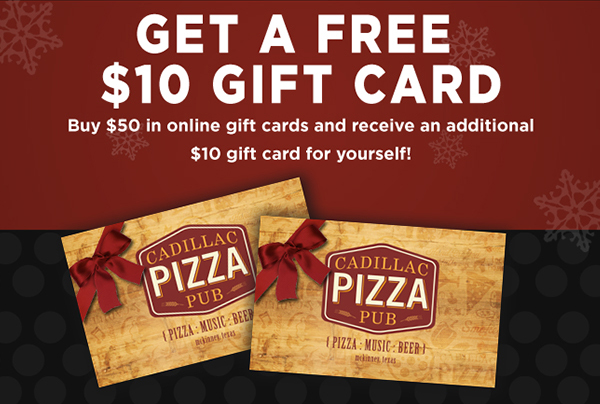 Get a free $10 gift card with
							 $50 gift card purchase
							 See image for full details
