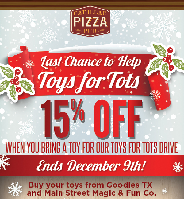 Toys for Tots
							 See image for full details