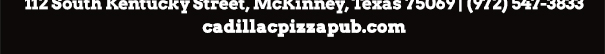 cadillacpizzapub.com