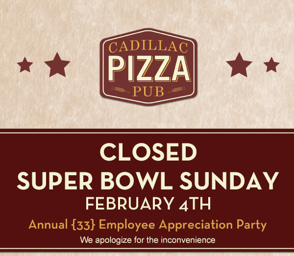 Cadillac Pizza Pub
											 See image for full details
