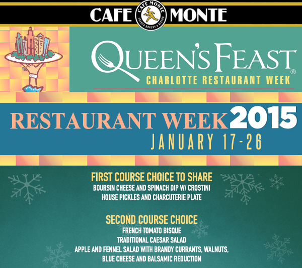 Restaurant Week 2015
							See image for full details