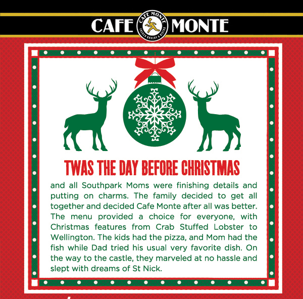 Twas the Day before Christmas
							 See image for full details