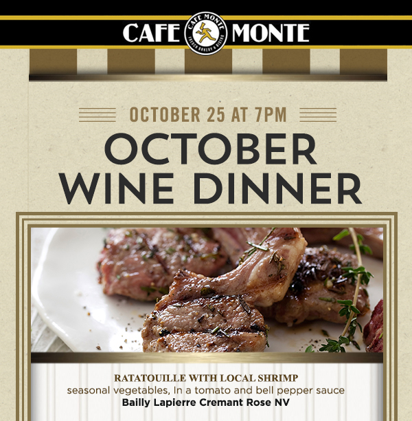 Wine Dinner
							 See image for full details
