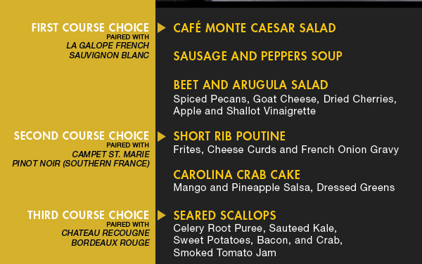 Call for Reservations
							 See image for full details