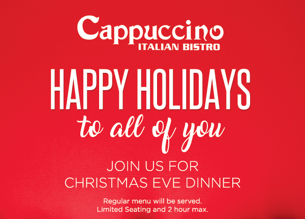 1310 West Campbell Road,
							Richardson, Texas 75080
							www.cappuccinoitalianbistro.com
