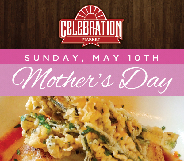 Mother's Day Brunch
							 Sunday, May 10
							 See image for details