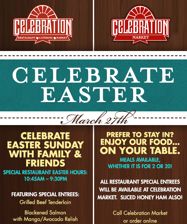 Celebrate Easter
							 See image for details
