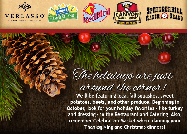 The holidays are just around the corner!
							 See image for details