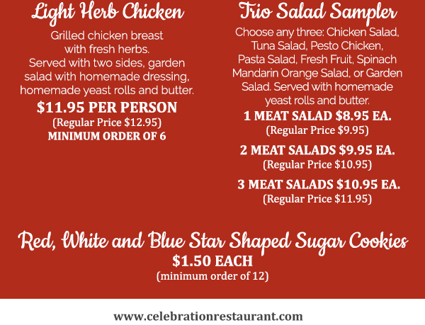 www.celebrationrestaurant.com