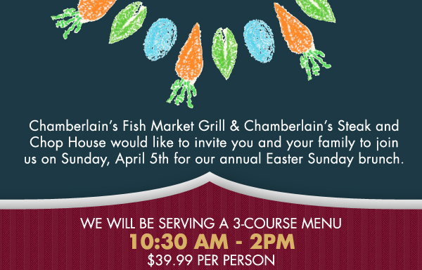 Easter Brunch
							See image for full disclaimer