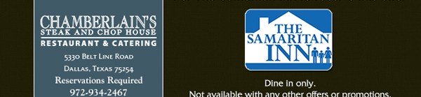 Dine in only. Not available with any other offers or promotions.
							
							See image for full disclaimer